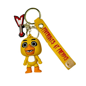 Handmade 3D FNAF Five Nights at Freddies Key Ring Keychain