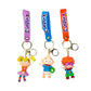 3D Rubber Keychain/Bag Charm/Backpack Clip