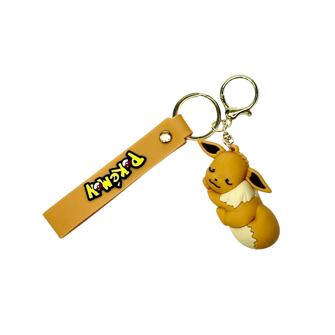 Pokemon Pocket Creatures Keyring Keychain Kids Gift Bag Charm