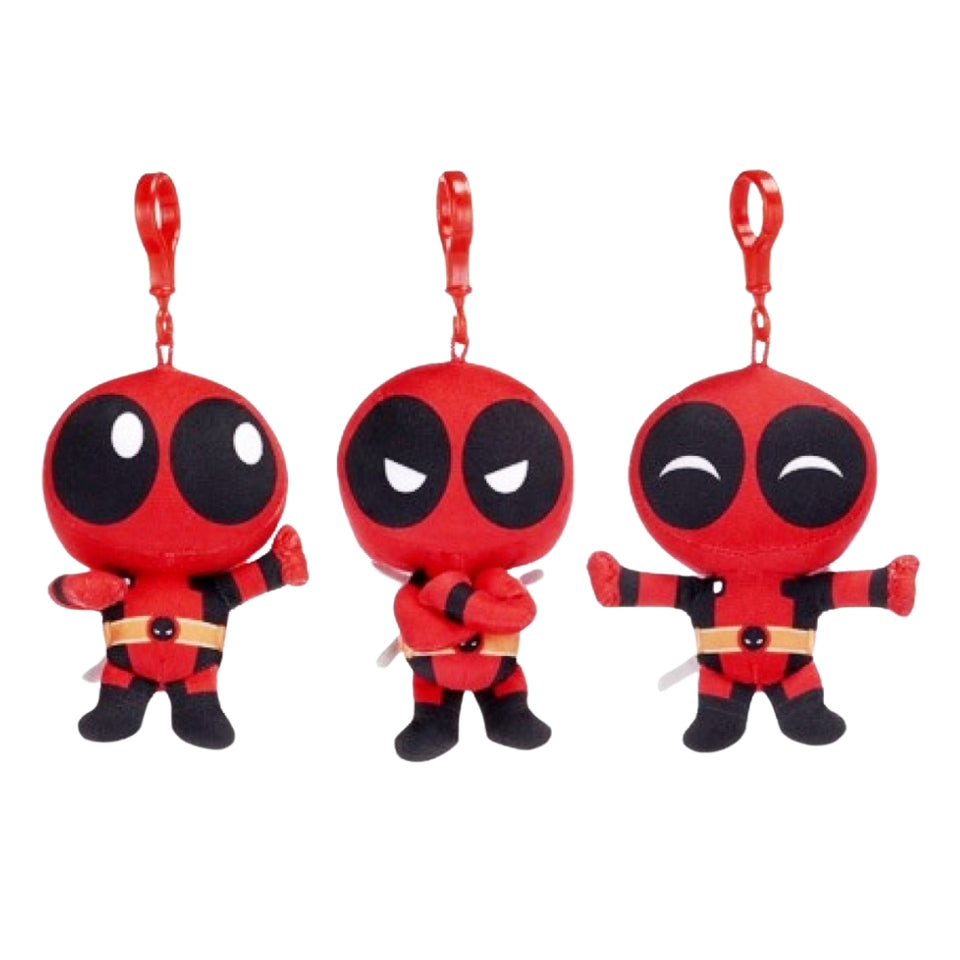 Superhero Plush Keychain For Kids