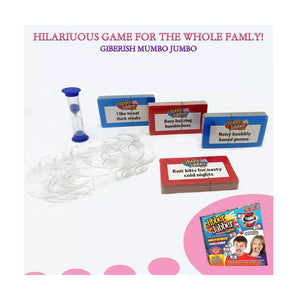 Funny Family Board Game Speak Talk Out Loud With Mouthpiece