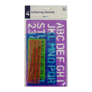 Alphabet & Number Lettering Stencil Set