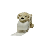 Adorable Plush Puppy Toy Holding a Roll - Cuddly Companion for Kids