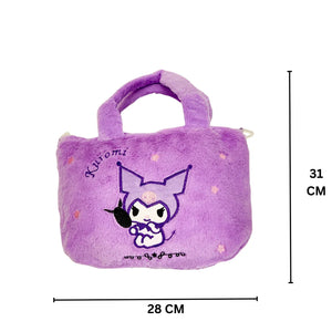 Cute Plush Character Shoulder Bags – Soft and Adorable Cartoon Handbags for All Ages