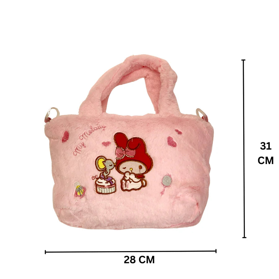 Cute Plush Character Shoulder Bags – Soft and Adorable Cartoon Handbags for All Ages