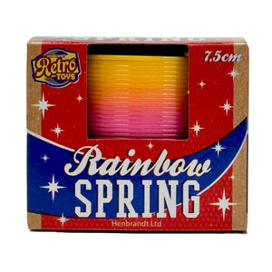 Retro Toys 7.5cm Rainbow Spring - Classic Fun for All Ages