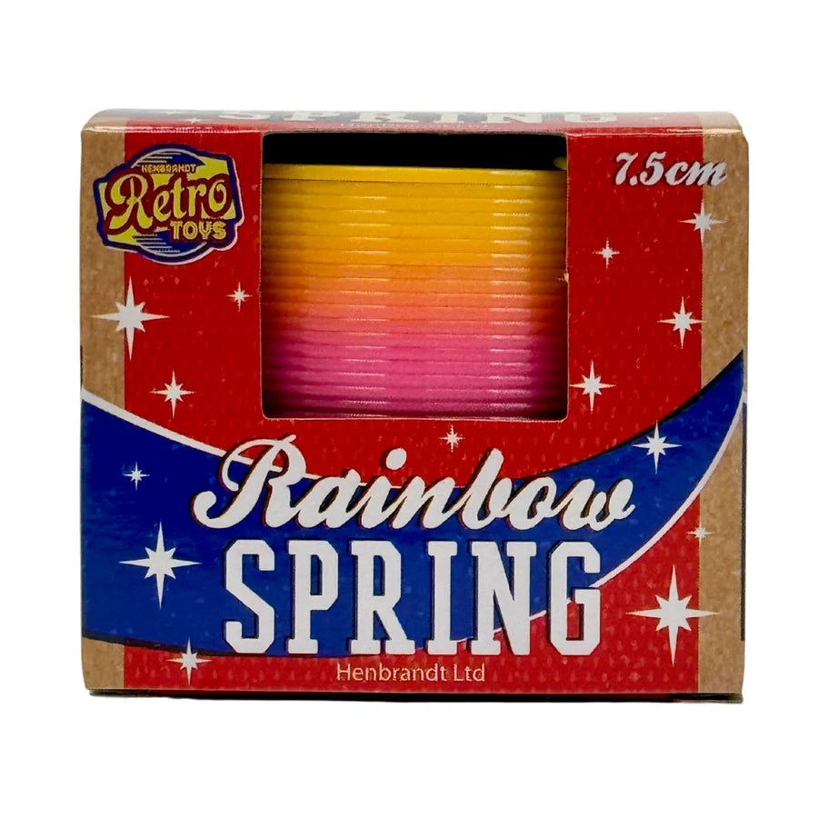 Retro Toys 7.5cm Rainbow Spring - Classic Fun for All Ages