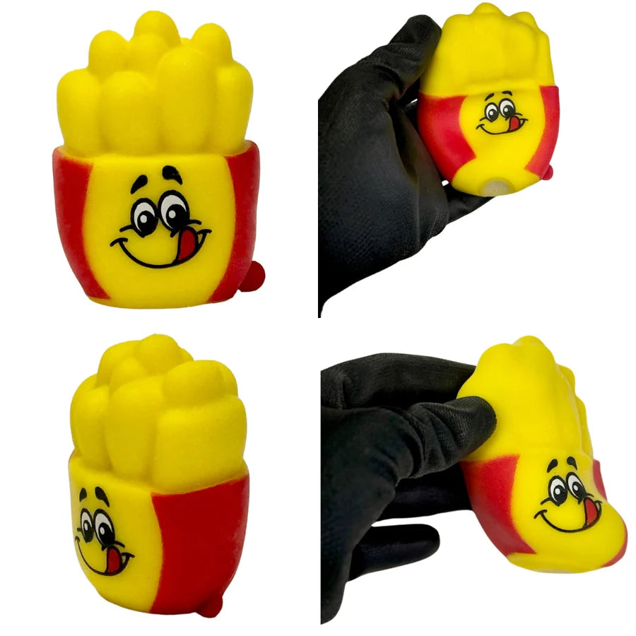 Smiling Fries Heavy Sand Toy - Cute and Durable Stress Reliever