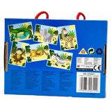 Jungle Animal Puzzle Set - 6 Fun Animal Puzzles for Kids (12+ Months)