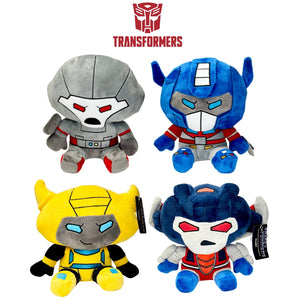 Robot Heroes Plush Toy Collection - Megatron, Optimus Prime, Bumblebee, and Soundwave