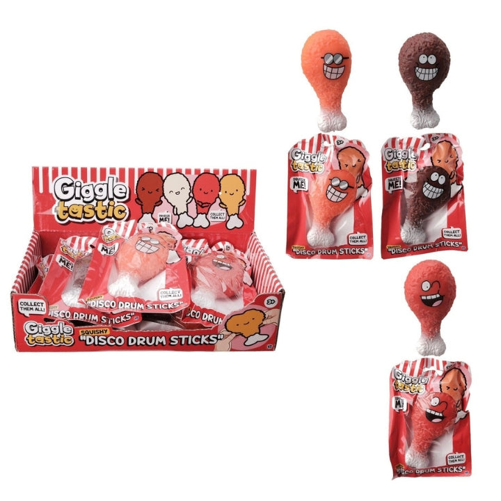 Giggle Tastic Disco Drumsticks - 4 Assorted HIT Sensory Toys for Kids