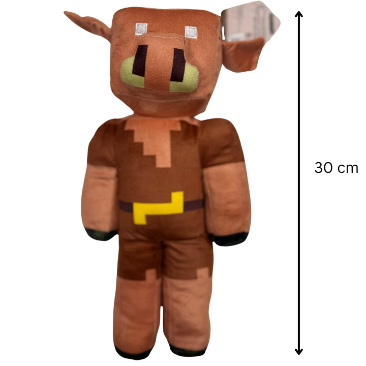 Minecraft 33 cm Plush Toy Collection - Steve, Alex, Villager, Enderman, Creeper, Piglin, Ghost