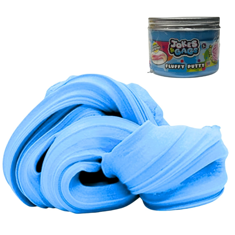 Fluffy Putty Sooooo Stretchy – Green, Blue, Pink, Yellow Fun Toy