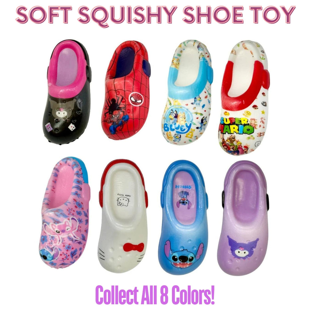 Soft Squishy Shoe Toy - Fun and Flexible Stress Reliever