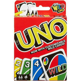 "Family Fun with Mattel Games UNO! Find it at Uncle Jay's!"