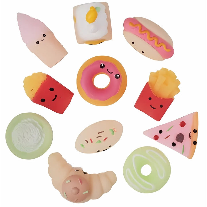 Squishy Munchems Assorted 2-Pack - Cute Food-Inspired Sensory Toys for Kids