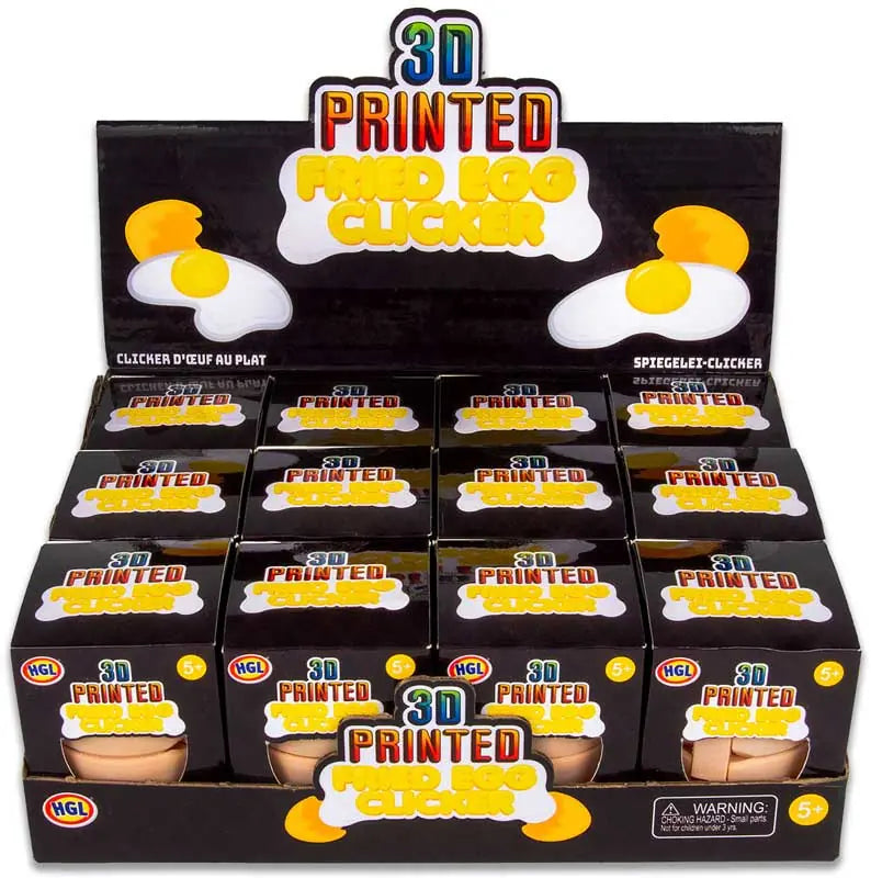3D Printed Fried Egg Clicker