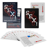 Sexual Position Cards Couples Drinking Card Games Sexy Games Adults 2 Player Couples Card Games for Adults Excited Exhausted, Fun Adult Drinking Game for Parties