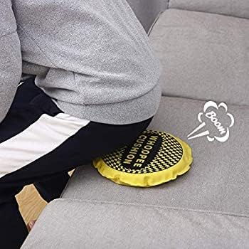 4 X Self-Inflating Whoopee Cushion - Farting Classic Jokes Collection Whoopie Toys for Kids and Adult, Makes Gas Sounds Noise, Pranks Funny Jokes Tricky Toy Party Favour Supply