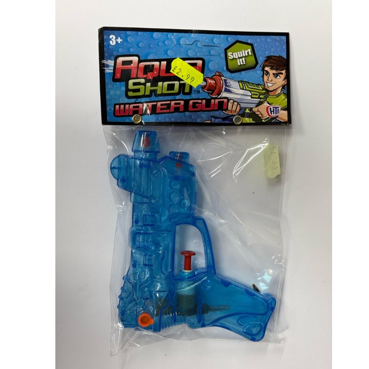 Aqua Shot Water Gun - Orange, Green, Yellow, Blue Fun for Kids
