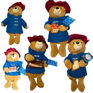 Paddington 33 cm Plush Toys - Classic Bear Stuffed Animal New with Tags