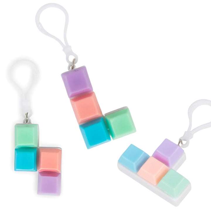Fidget Keyboard Keychain Keyring - Fun Toy for Kids