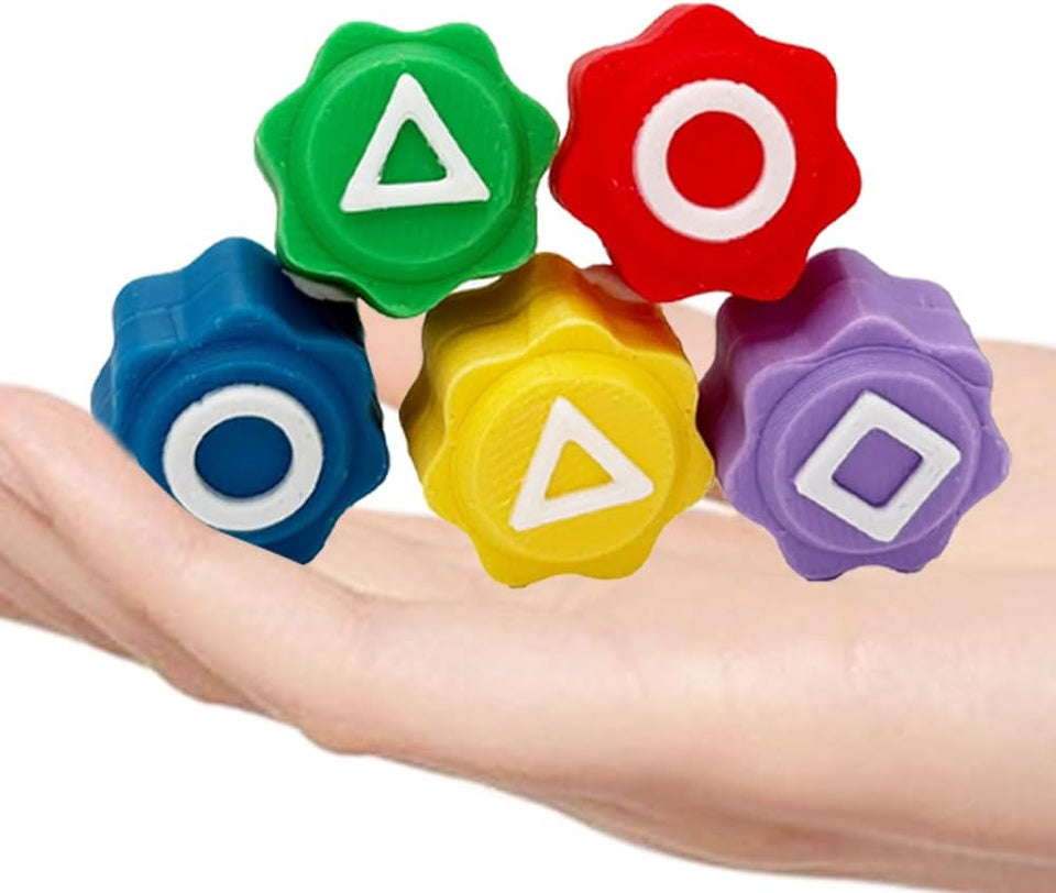 Squid Game Traditional Play Game, Gonggi Jack Stone Pebbles Set Stress Relief Hand Eye Coordination Training Toy Gonggi Jack Stone Pebble Game Suitable For Family Gatherings