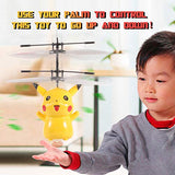 Pokemon Pikachu Induction Aircraft Flying Toy Children Parent-child Outdoor Cool lighting Toys Holiday Christmas Gifts