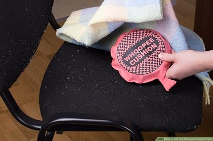 4 X Self-Inflating Whoopee Cushion - Farting Classic Jokes Collection Whoopie Toys for Kids and Adult, Makes Gas Sounds Noise, Pranks Funny Jokes Tricky Toy Party Favour Supply