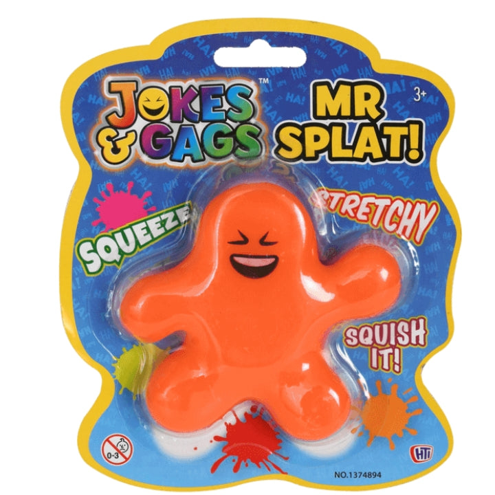 Meet Mr Splat! - 9cm Squeezy Squishy Toy for Kids