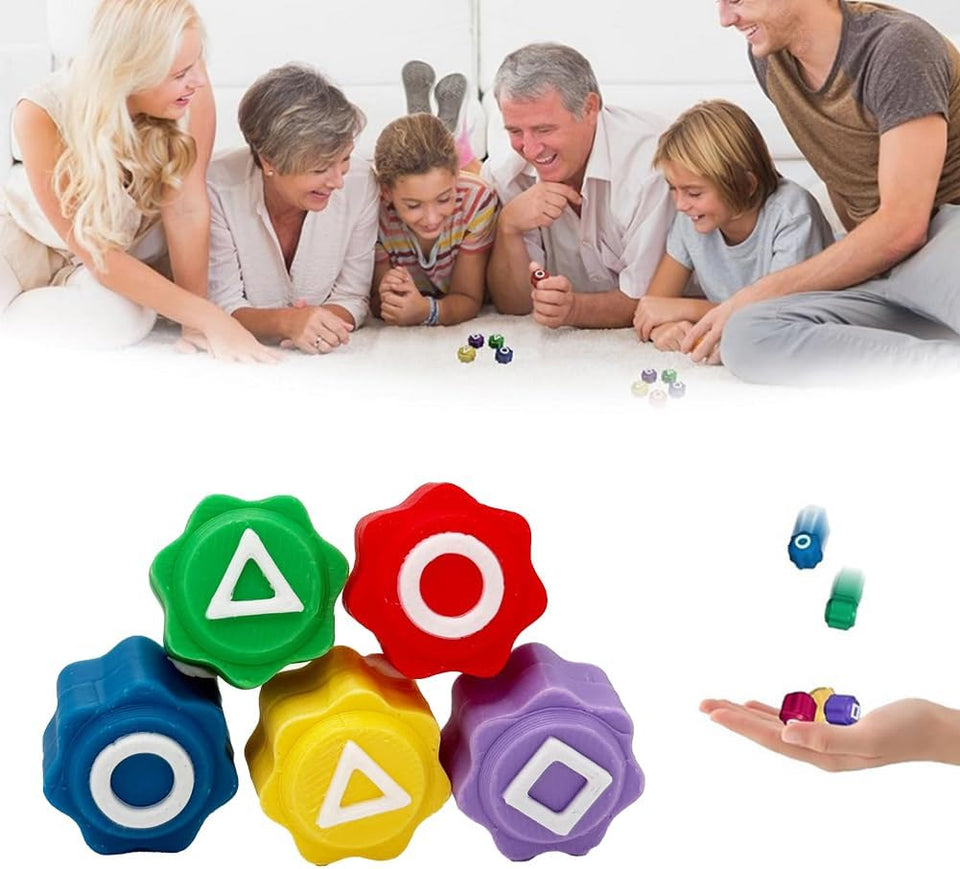 Squid Game Traditional Play Game, Gonggi Jack Stone Pebbles Set Stress Relief Hand Eye Coordination Training Toy Gonggi Jack Stone Pebble Game Suitable For Family Gatherings