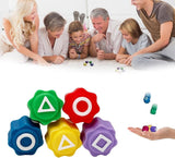 Squid Game Traditional Play Game, Gonggi Jack Stone Pebbles Set Stress Relief Hand Eye Coordination Training Toy Gonggi Jack Stone Pebble Game Suitable For Family Gatherings