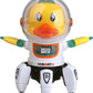 Dancing Space Duck, Electric Dancing Robot, Six-claw, Light Music, White