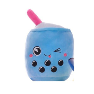 "Dive into sweetness with Bubble Tea Plush Toys! Collect all six vibrant colours