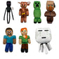 Minecraft 33 cm Plush Toy Collection - Steve, Alex, Villager, Enderman, Creeper, Piglin, Ghost