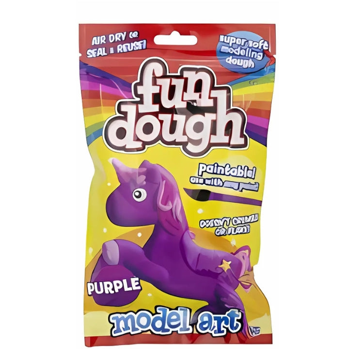 Fun Dough Model Art Mini Dough Set - 6 Assorted Colors, 23 x 14 x 2.5 cm, Ages 3+