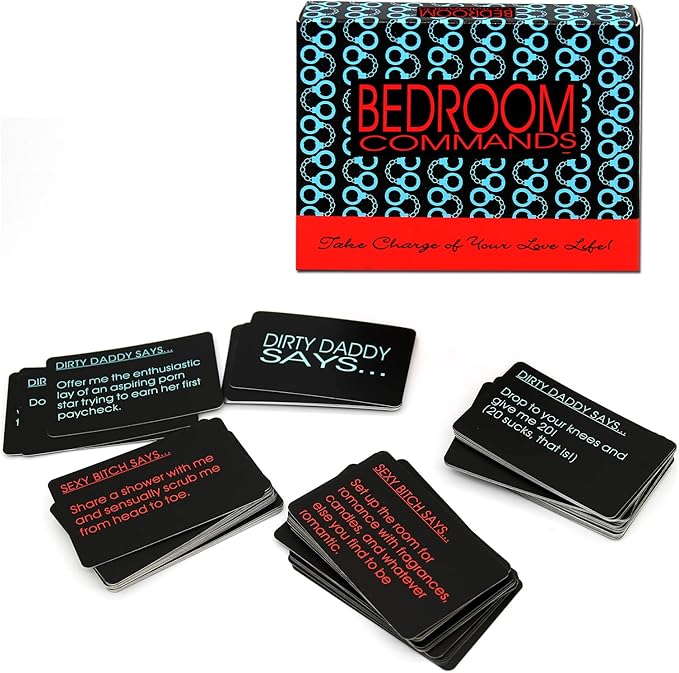 Bedroom Command Card Game, Adult Couple Game Cards Games, A Strategic, Romantic, and Adventurous Game for Couples, Perfect Couples Gift!