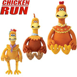 Chicken Run Plush Toy Collection: Molly, Rocky, and Ginger - 13 Inches of Farmyard Fun!