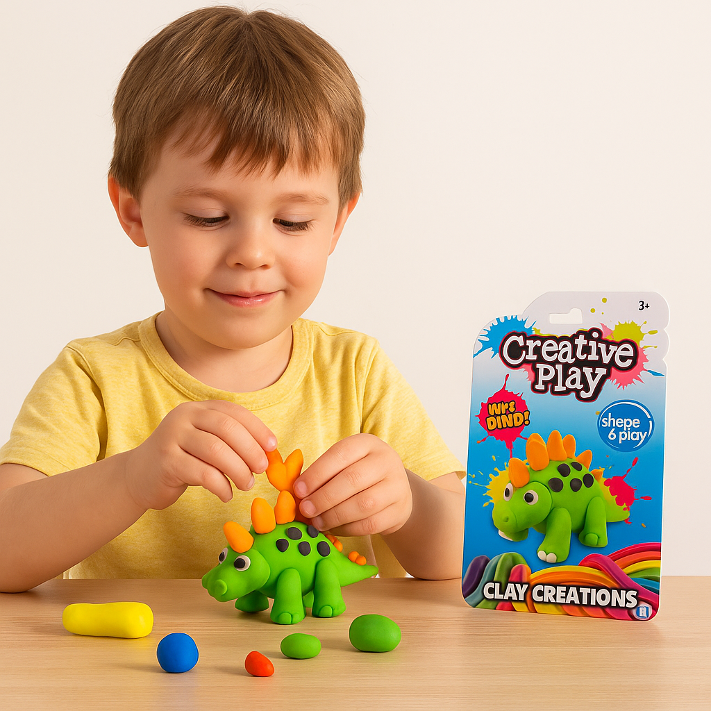 Creative Play – Clay Creations Set 🐾🦄 Let Their Imagination Take Shape!