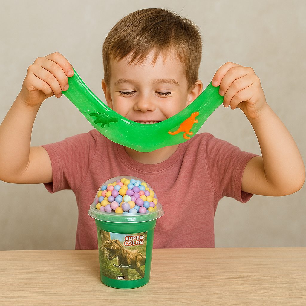 DINO DISCOVERY SENSORY SLIME – Adventure in Every Squish! 🦖