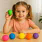 Neon Super Squish Meez Balls (3-Pack)