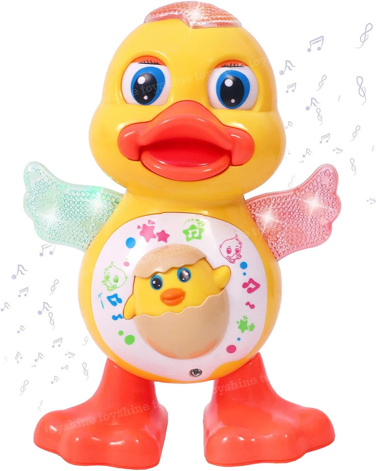 Dancing Yellow Duck Toy with Lights and Music