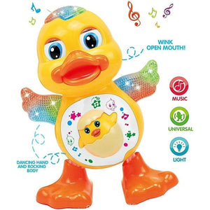 Dancing Yellow Duck Toy with Lights and Music