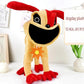 "Smiling Catnap Plush: Adorable Stuffed Cat Pillow for Kids & Fans"