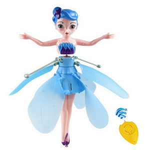 Enchanting Induction Flight Luminous Fairy Doll – A Magical RC Drone Experience for Kids -Random colour will be sent.