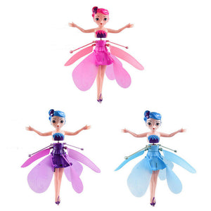 Enchanting Induction Flight Luminous Fairy Doll – A Magical RC Drone Experience for Kids -Random colour will be sent.