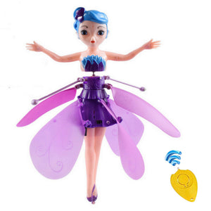 Enchanting Induction Flight Luminous Fairy Doll – A Magical RC Drone Experience for Kids -Random colour will be sent.