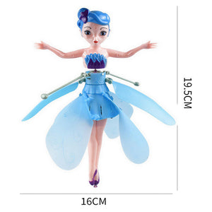 Enchanting Induction Flight Luminous Fairy Doll – A Magical RC Drone Experience for Kids -Random colour will be sent.