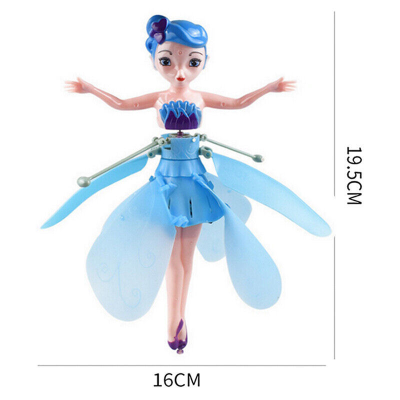 Enchanting Induction Flight Luminous Fairy Doll – A Magical RC Drone Experience for Kids -Random colour will be sent.