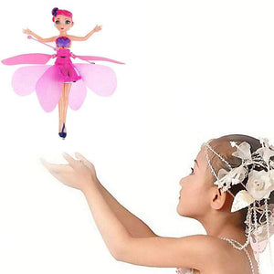 Enchanting Induction Flight Luminous Fairy Doll – A Magical RC Drone Experience for Kids -Random colour will be sent.